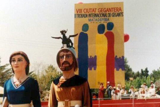 Imatge de la Ciutat Gegantera de l'any 1992 a Matadepera