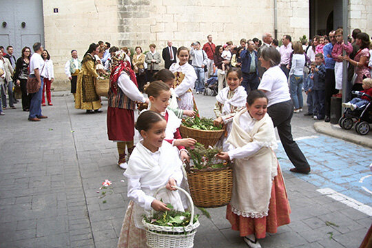 Preparant l'Enramada