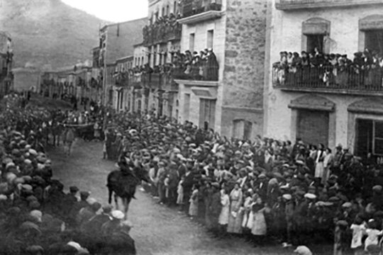 Fotografia antiga de les curses