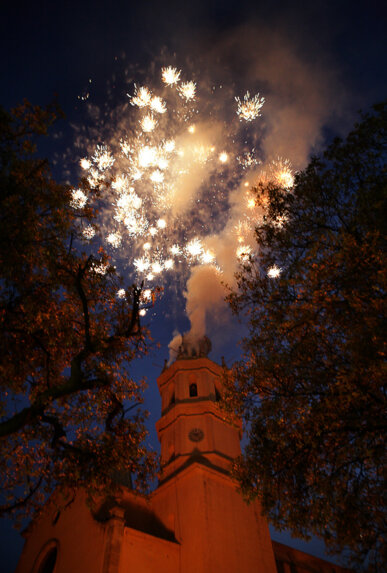 Els focs des del campanar