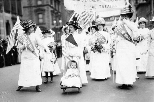 Manifestació a Nova York, 1912