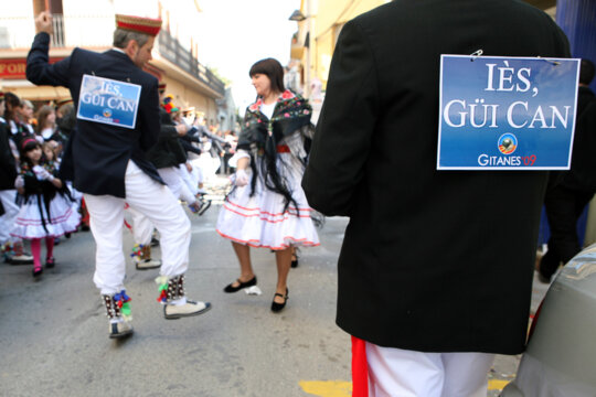Befa de les eleccions americanes 2009 al Ball de Gitanes de Sant Celoni
