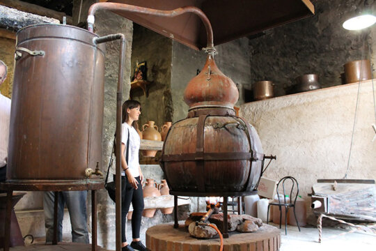 La destil·leria restaurada
