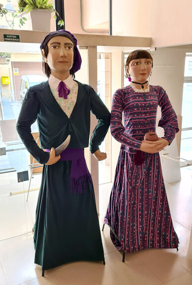 L'Anna i en Joaquim, els gegants sufragats amb els diners de la banya