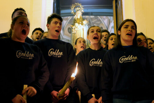 Càntics en honor a la Candelera