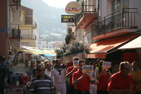 La processó pels carrers