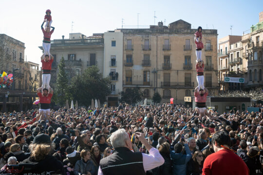 Pilars dels castellers locals