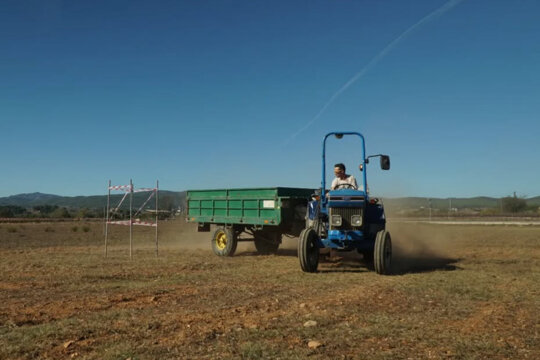 La Gimcana amb tractors