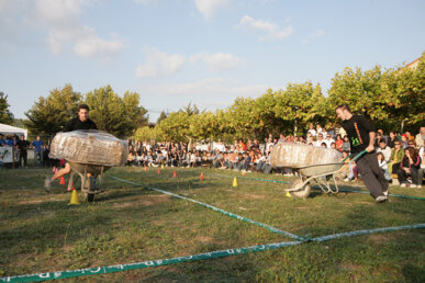 Transport de bales de palla