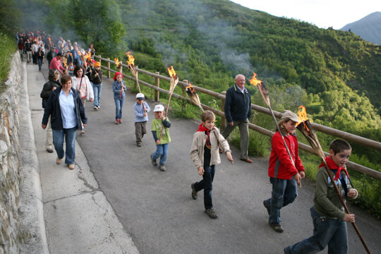 Baixada infantil de falles