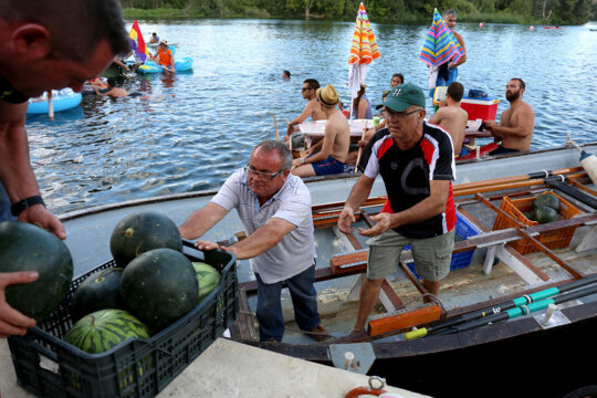 Llançada de melons i síndries