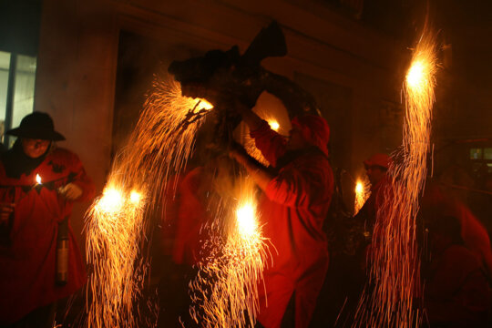 Un moment del Correfoc. Foto: Manel Carrera Escudé