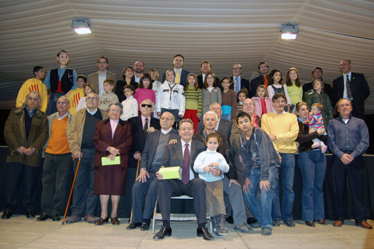 Acte de felicitació dels Andreus i les Andrees, any 2007