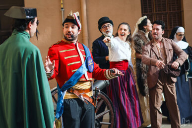 Cercavila del canó. Foto: Germandat Andreuenca