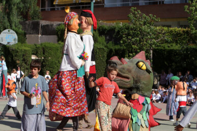 Un moment de la Cercavila de les Escoles