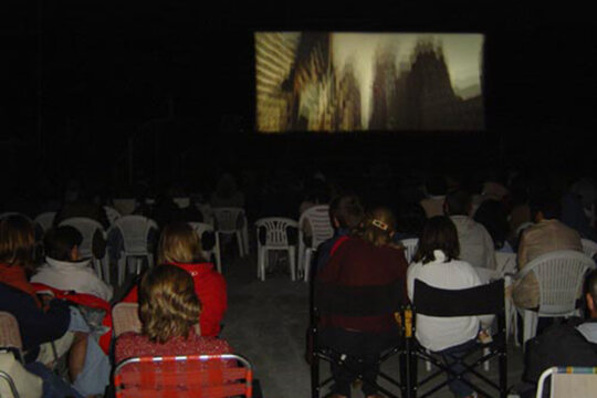Cinema a la fresca. Foto: Francesc Teixidó