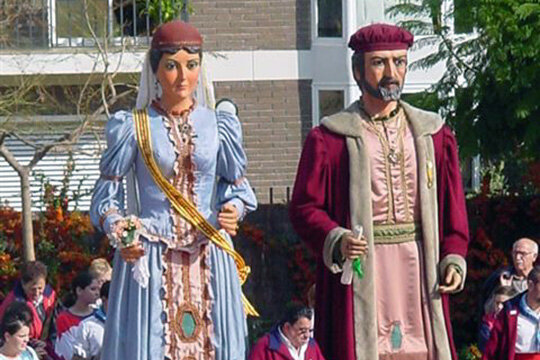 Els gegants de Teià. Foto: Ajuntament de Teià
