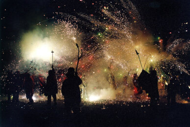 El correfoc previ a la pujada