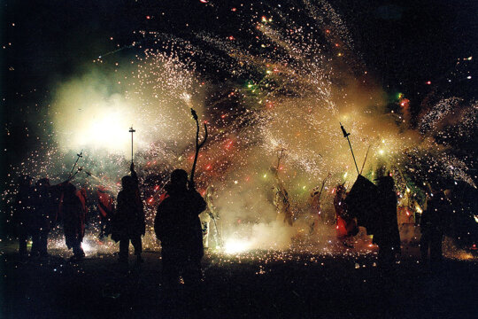 El correfoc previ a la pujada