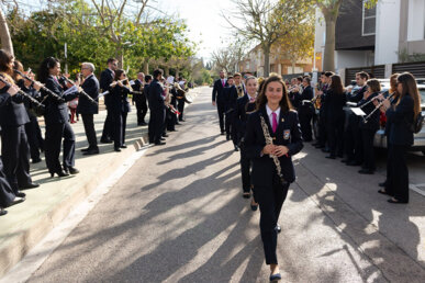 Passadis als nous membres de la banda de Picanya. Foto: Unió Musical Picanya