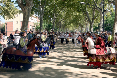 Ball de cavallets durant l'anada a Misericòrdia