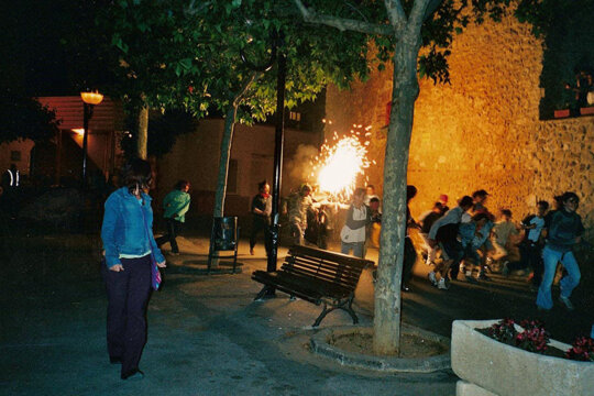 El Torico de Foc a la plaça