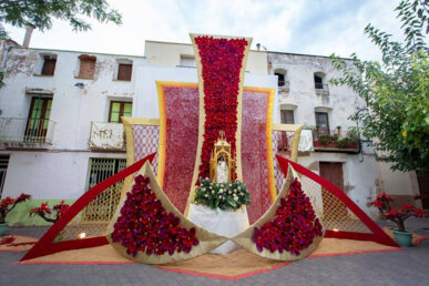 Altar en un dels sectors