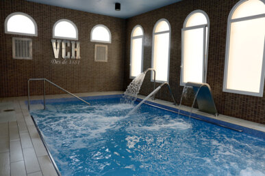 Interior d'un balneari