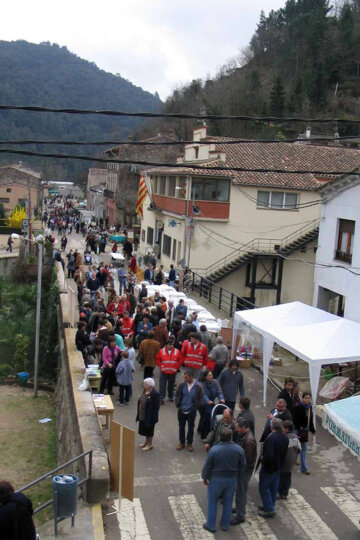 El carrer major, durant la Fira