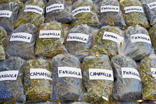 Bosses d'herbes