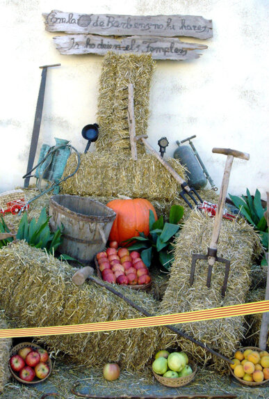 Un dels engalanaments