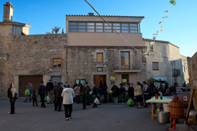 Els carrers d'Ullà durant la fira