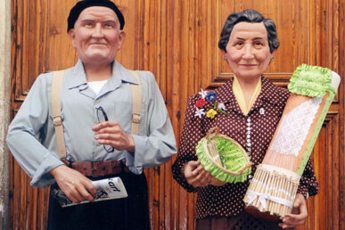 La puntaire Teresina, gegantona de l'Arboç. Foto: GegantCat