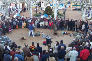 Exhibició de tallada de troncs