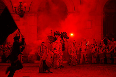 Correfoc del Ball de Diables de Valls. Foto: Pere Toda