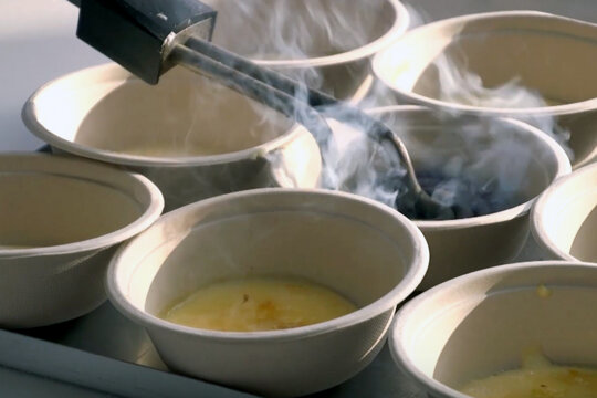 Repartiment de crema catalana