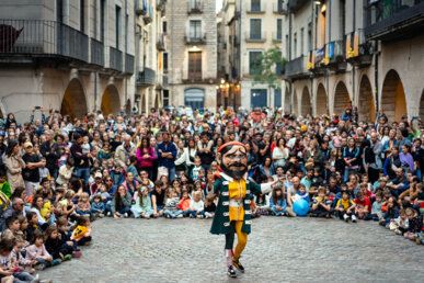 El capgròs esquivamosques de Girona