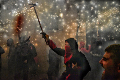 El correfoc del primer dissabte de Fires és sempre un èxit