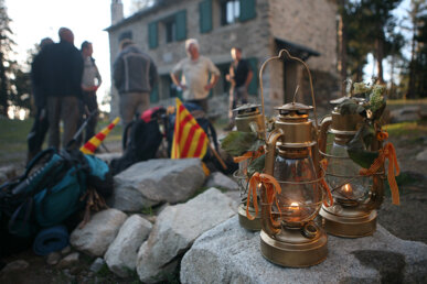 Els tres quinquers al Refugi dels Cortalets