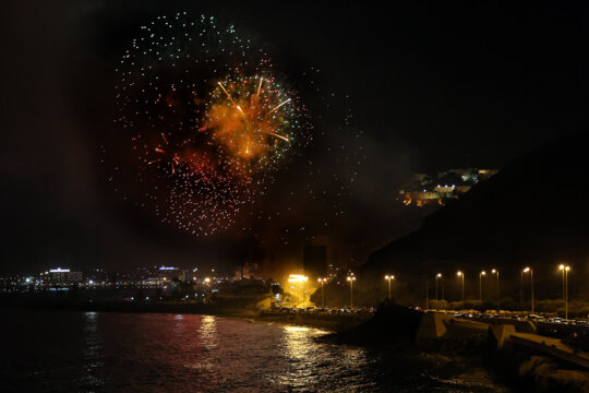 Castell de focs de cloenda. Foto: Manel Carrera