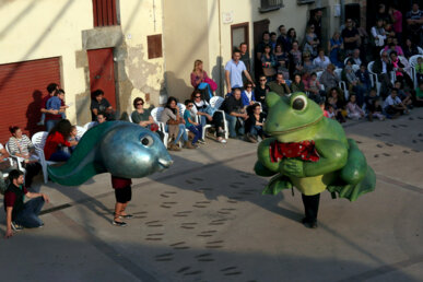 Granota i calabotí, cara a cara