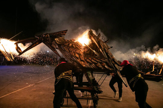 La Garsa vola pels correfocs