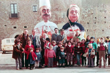 Gegants cuiners d'Albons. Foto: Arrossada Albons