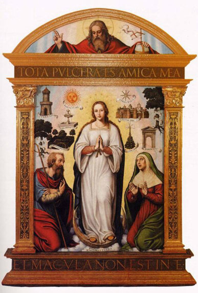 Retaule de la Immaculada Concepció de Joan Macip Navarro (Joan de Joanes)