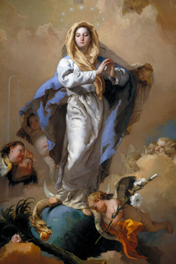 La Immaculada Concepció, de Giovanni Batt (1768)