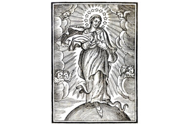 Xilografia de la Immaculada Concepció