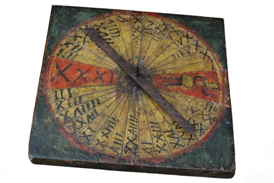 Virolla del segle XVIII conservada a l'esglesia de Sant Cristòfol de Tavertet. Foto: Marcotis