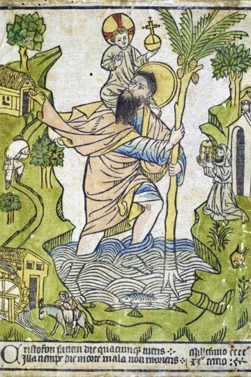 Estampa de sant Cristòfor (1423)