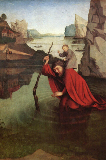 Pintura de Sant Cristofor, Konrad Witz (1435)