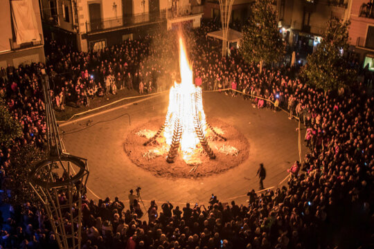 Foguera artística. Foto: Tim Oliver Gomperts